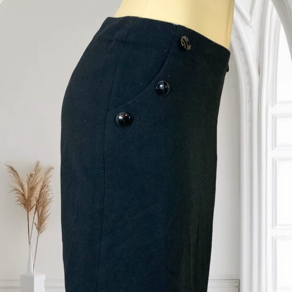 J Crew Wool Pencil Skirt EUC Size 4 Waist 15" Hip 18" Length 23" - Picture 6 of 10